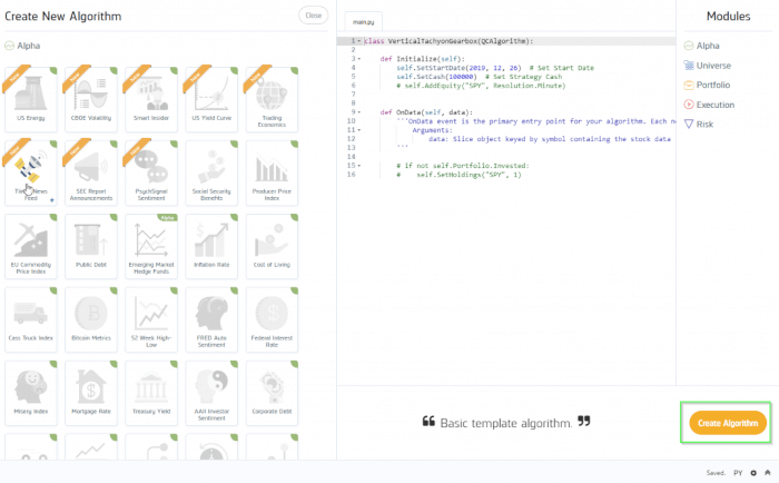 come usare un Jupyter QuantBook
